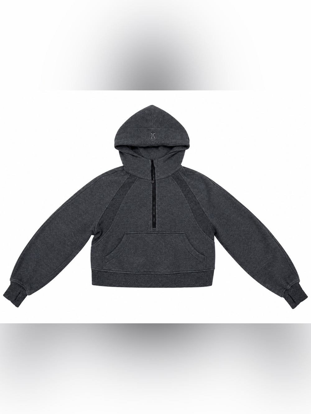 Lululemon Scuba Charcoal Half-Zip Hoodie